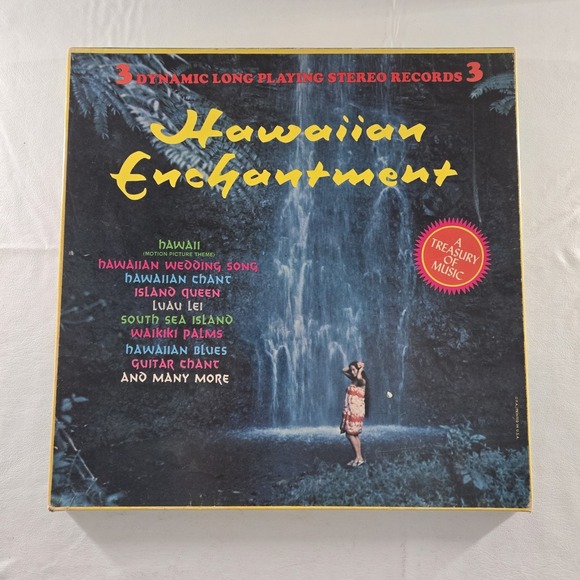 Hawaiian Enchantment 3 Dynamic Long Playing Stereo Records EX Tested